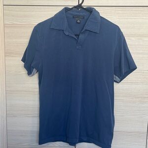 Vintage Banana Republic Men's Navy Polo Shirt
